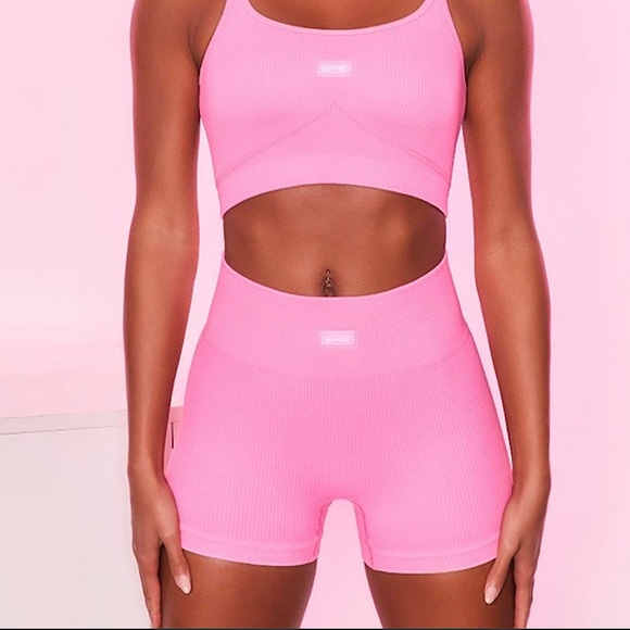 Bo + Tee Pants - NWT Bo + Tee x Meggan Grubb Intense ribbed bike shorts